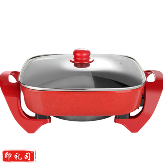 美菱(MeiLing)MT-HZ12J3电火锅 加厚锅体不粘锅涂层6L容量