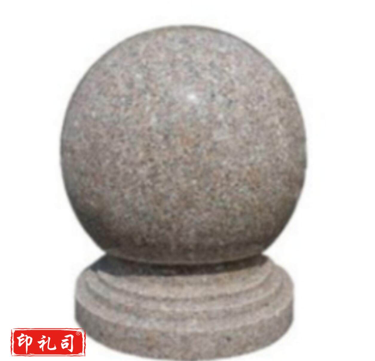 石球路障花岗岩挡路球广场石墩子阻车石球门墩