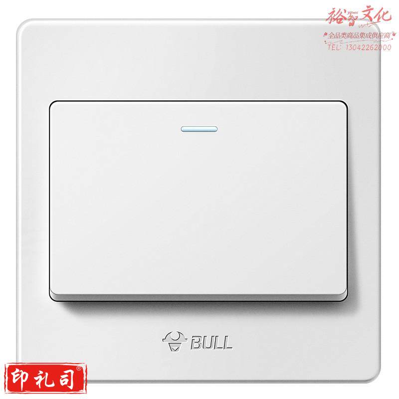公牛(BULL) 开关插座 G07系列 一开双控开关 86型面板G07K112C 白色 暗装