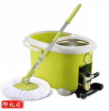 拓朴(TOPOTO)大卫四驱动旋转拖把桶拖布好神拖拓扑地拖墩布免手洗清洁工具 干湿两用小净士S7 1杆2头