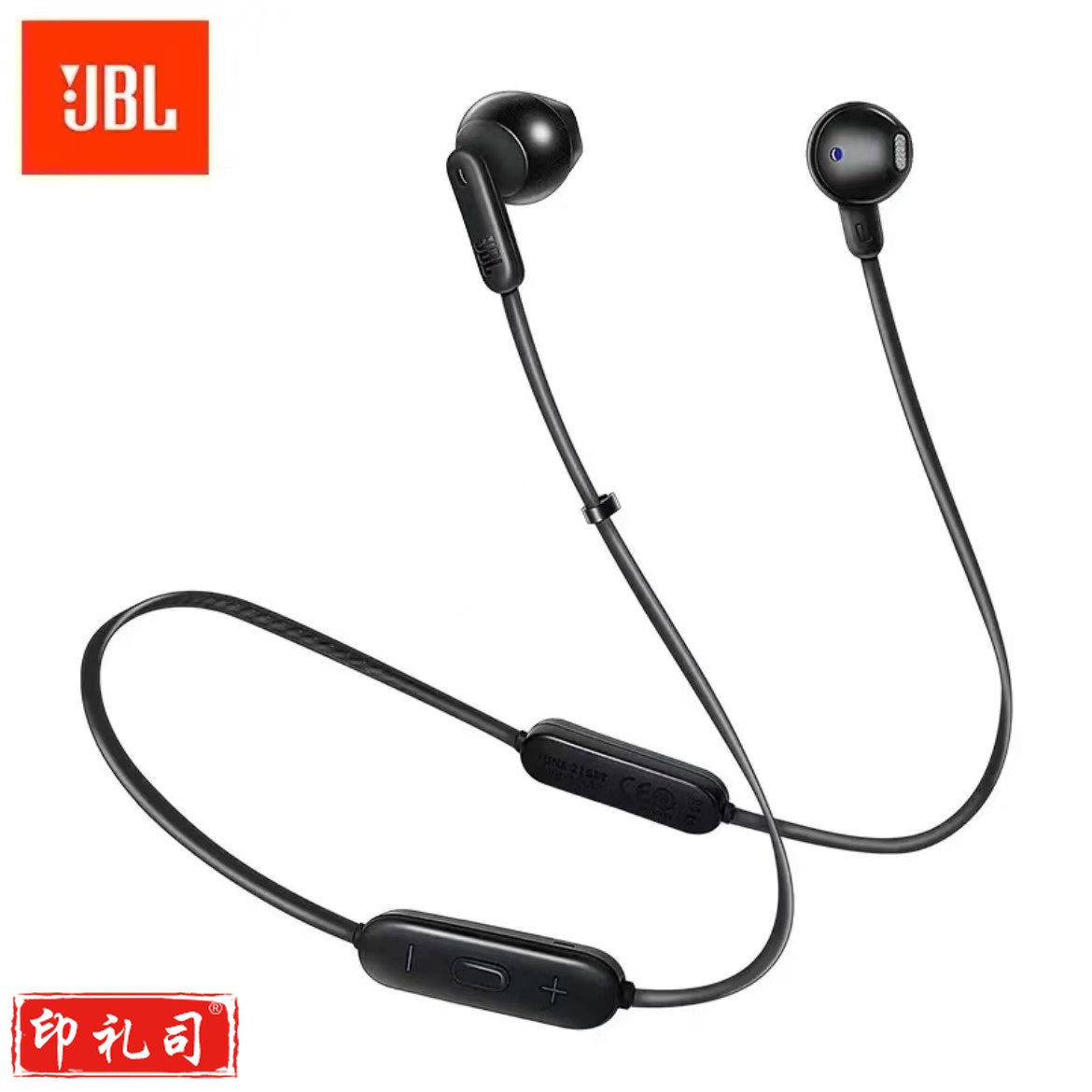 JBL TUNE215BT 无线蓝牙耳机 半入耳式运动耳麦 5.0高效传输 Type-C极速充电 超长续航 苹果安卓耳机 曜石黑..