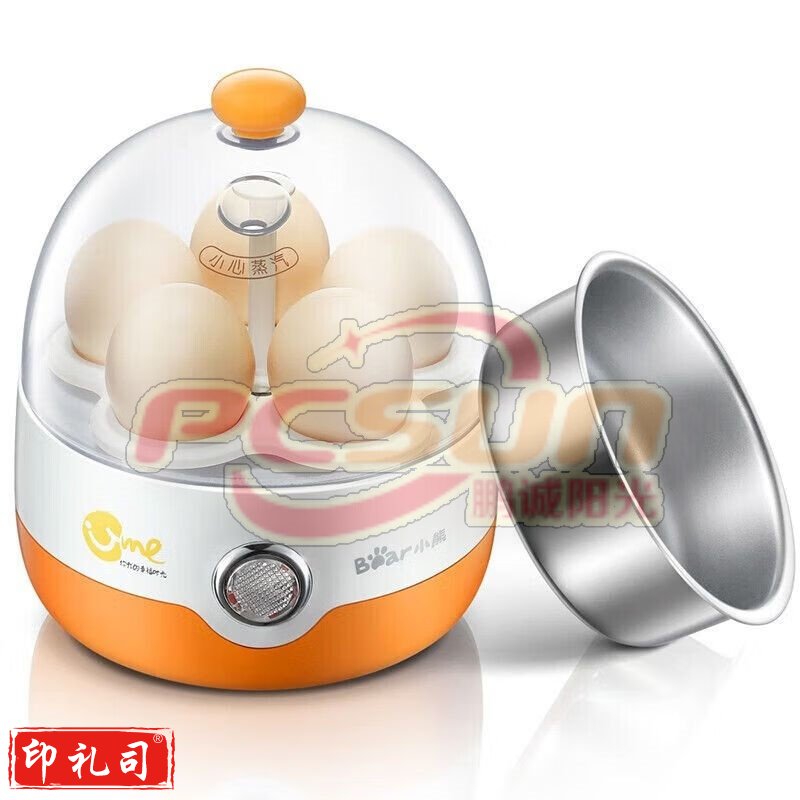 小熊(Bear)ZDQ-2201煮蛋器 蒸蛋器 自动断煮鸡蛋电预约定时 单层