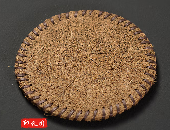 天然椰棕茶垫 鬃毛垫茶壶茶杯托手工隔热棕杯垫茶道零配 椰棕毛杯垫