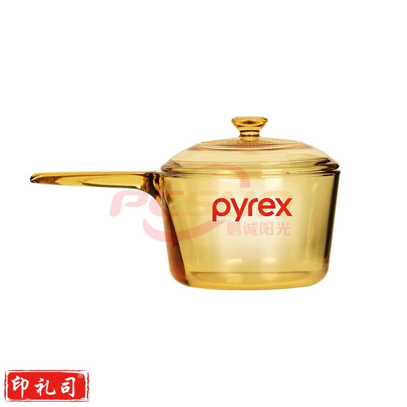 康宁PX-15P-BL/LN/CN百丽透明锅1.5L 加厚锅壁 适用燃气灶电陶炉