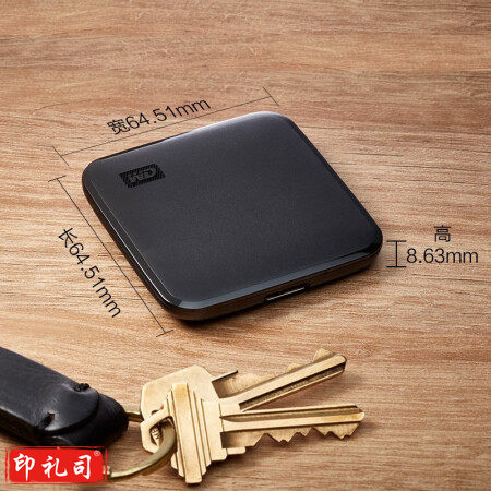 西部数据(WD) 移动固态硬盘 2TB 移动固态硬盘(PSSD)移动固态硬盘Elements  SSD type-c接口 移动固态硬盘