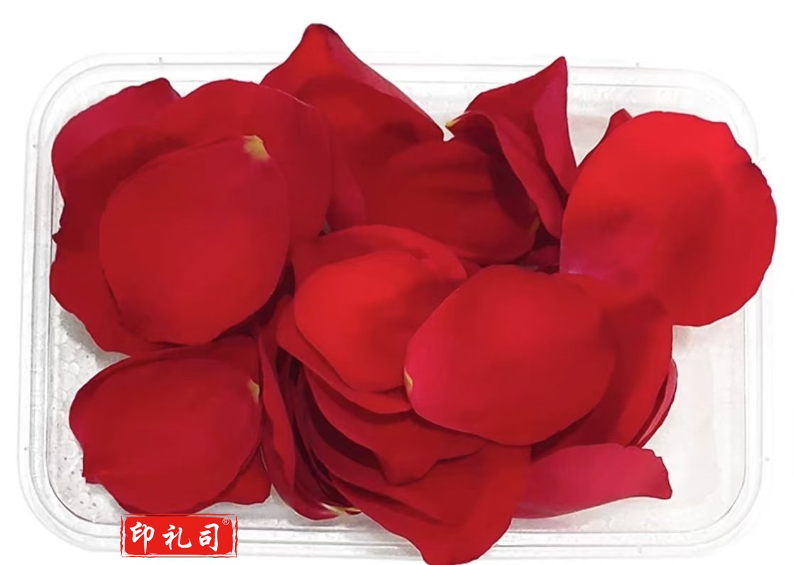 酒店西餐花草摆盘新鲜小玫瑰花片(100片/包 )