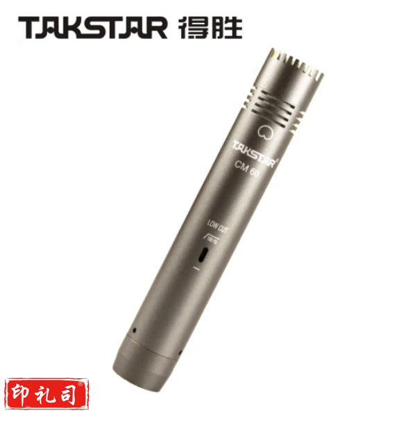 得胜(TAKSTAR) CM-60 电容麦克风 小提琴钢琴吉他古筝萨克斯舞台演奏乐器录音拾音 金色