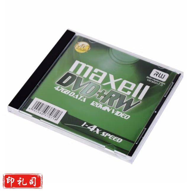 麦克赛尔 DVD+RW光盘  可擦写空白光盘 刻录光盘 光碟 4速4.7G台产 1片盒装