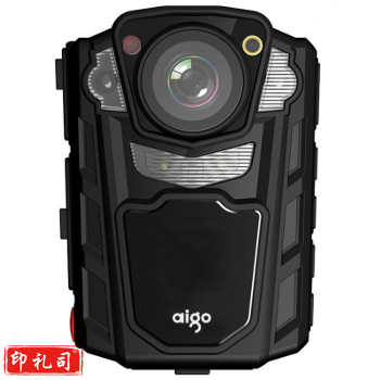 爱国者(aigo)DSJ-R2 执法记录仪 红外夜视1080P便携加密激光定位录音录像拍照对讲 64G
