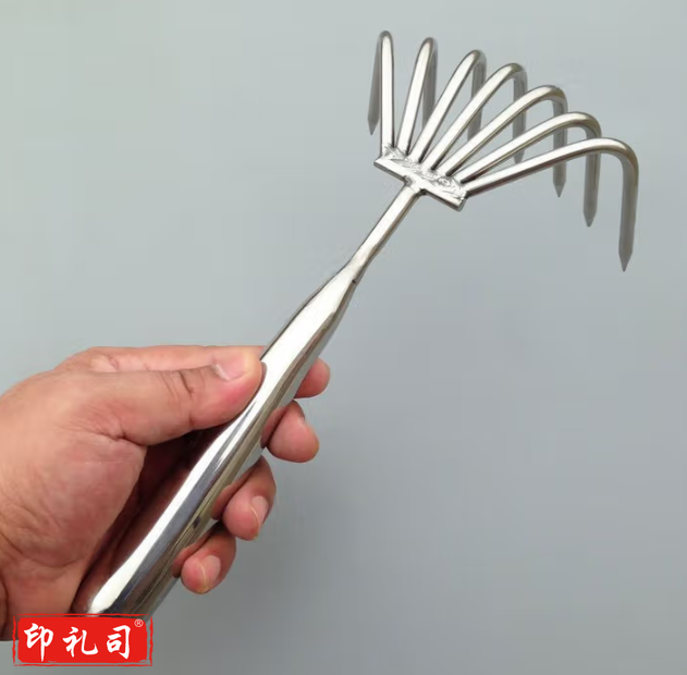 焊接铁耙翻松土家用种菜耙子7齿