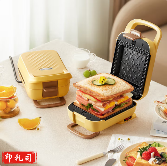 小熊(BEAR) SMZ-Q07N1 三明治机早餐机面包机电饼铛