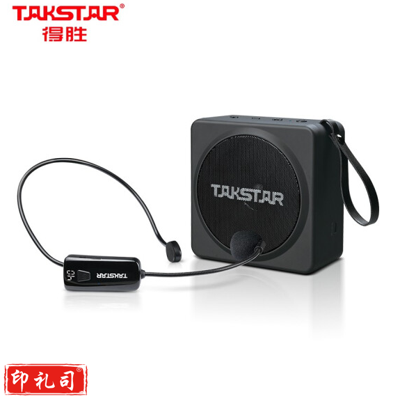 得胜(TAKSTAR)WDA-500 无线户外蓝牙音箱 K歌大音量便携式扩音器  头戴版