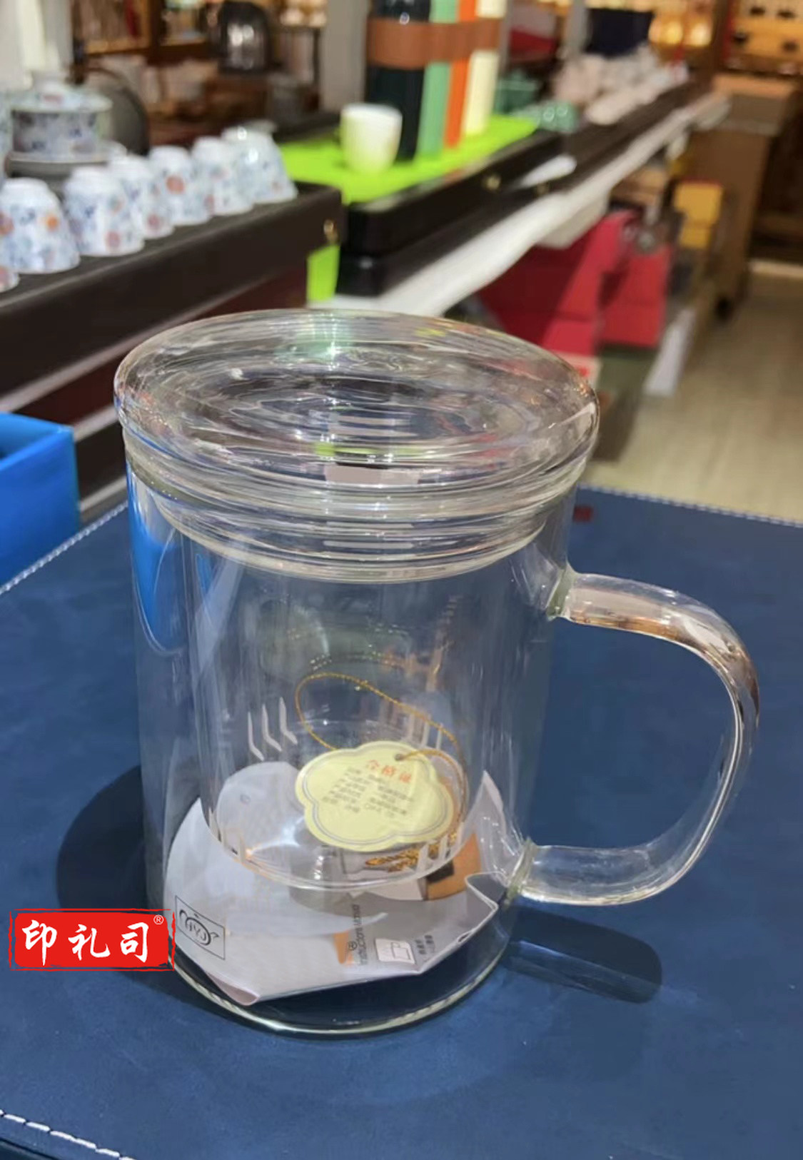 加厚高硼硅茶水分离玻璃杯 耐热玻璃茶杯 办公室过滤茶水分离泡茶杯(三种款式可选，下单请咨询客服)