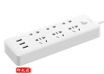 公牛(BULL)新国标USB插座 3USB接口+总控6插位 全长3米 GN-UUB126