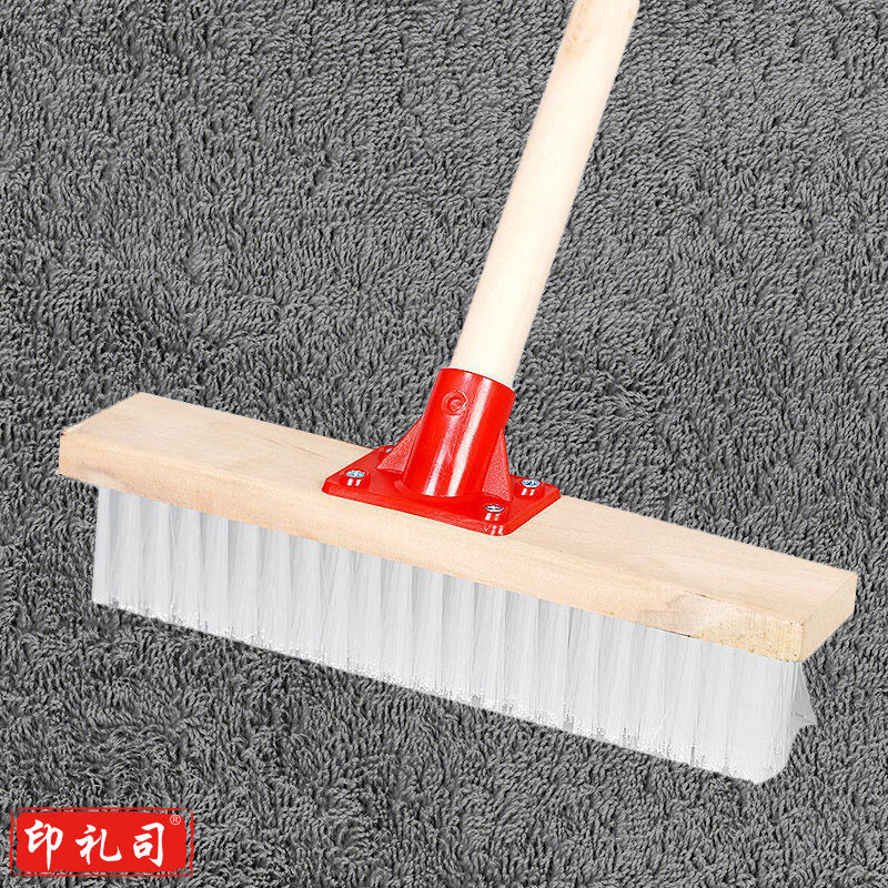 木把手 地板刷硬毛长柄 塑料丝40cm