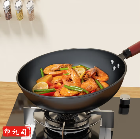 美菱(MeiLing)MGJ-LC3212经典真不锈炒锅 圆环底防滑 32cm口径