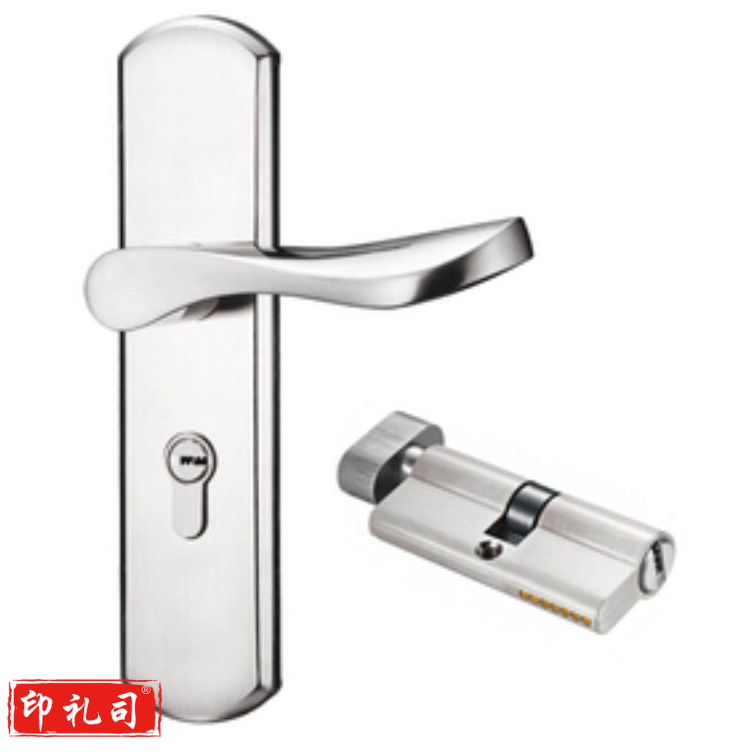 不锈钢门锁 把手锁门锁配件