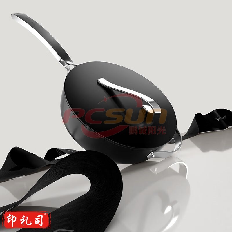 6月上新VELOSAN温仑山 加深两用炒锅 家用炒菜锅煎蛋锅 电磁炉通用 30cm黑色