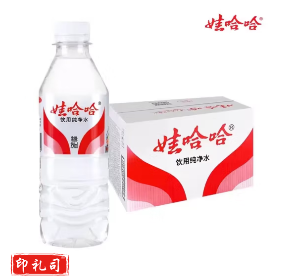 娃哈哈纯净 水350ml*24瓶 饮用 水纸箱装整箱小瓶会议出行便携