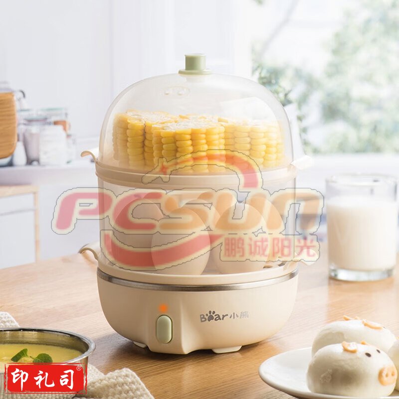 小熊(Bear) ZDQ-B14Q1 煮蛋器 迷你自动断电双层多功能煮鸡蛋 双层(不能定时)