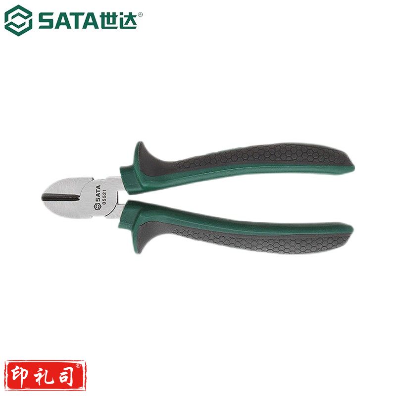 世达(SATA) 斜口钳工具6寸斜嘴钳偏口钳偏嘴钳子斜口剪钳.