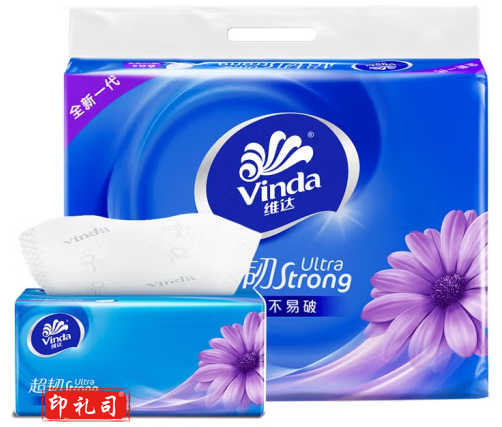 维达(Vinda)抽纸 超韧3层130抽*6包S码 湿水不易破 卫生纸 纸巾 餐巾纸