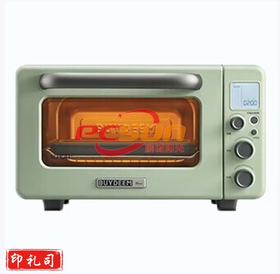 北鼎(Buydeem)台式迷你电烤箱 11.5L智能家用烘焙小型多功能烤箱 速热免预热烤箱 Mini T10 浅杉绿 11.5L