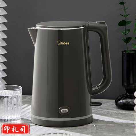 美的(Midea)电热水壶316L不锈钢智能自动断电热水壶