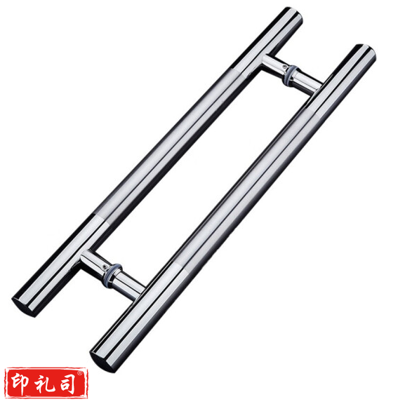 玻璃门拉手  钢化玻璃门把手 可调节孔距  管长60cm 孔距40cm 货号：JC