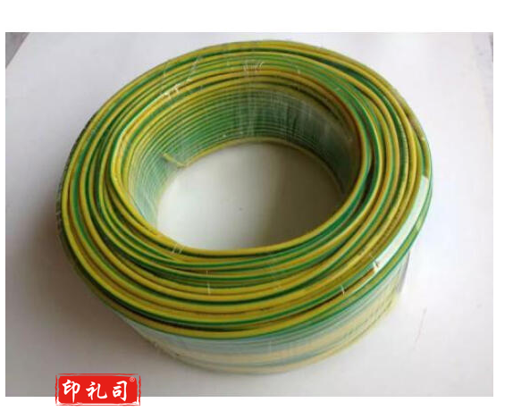 电线电缆RV-1平方国标铜芯多股软线100米/卷 黄绿双色