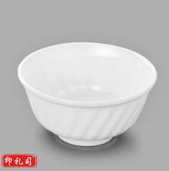 密胺碗塑料小碗商用米饭碗粥汤碗饭店餐厅食堂专用白色仿瓷碗餐具
