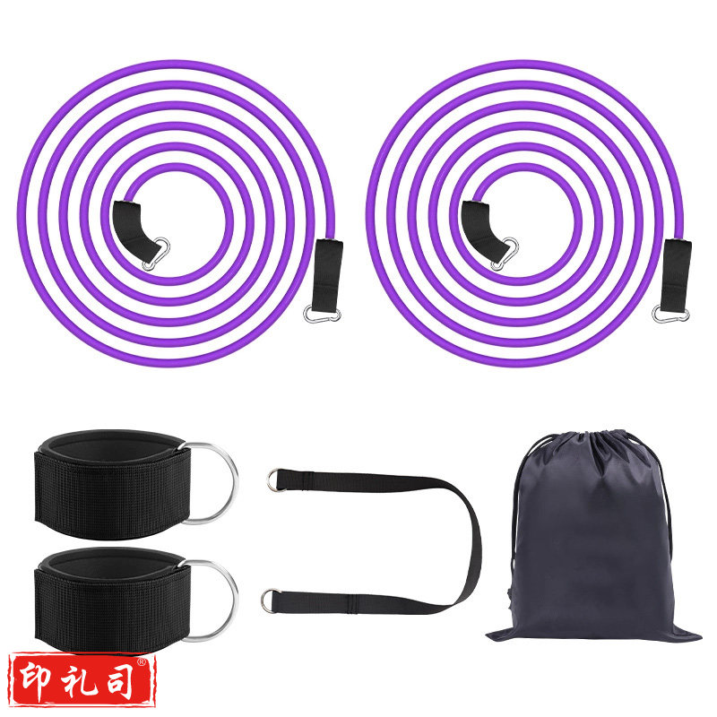 田径腿部手部爆发力训练器 阻拉力带蹬摆 摆臂带 3米50磅