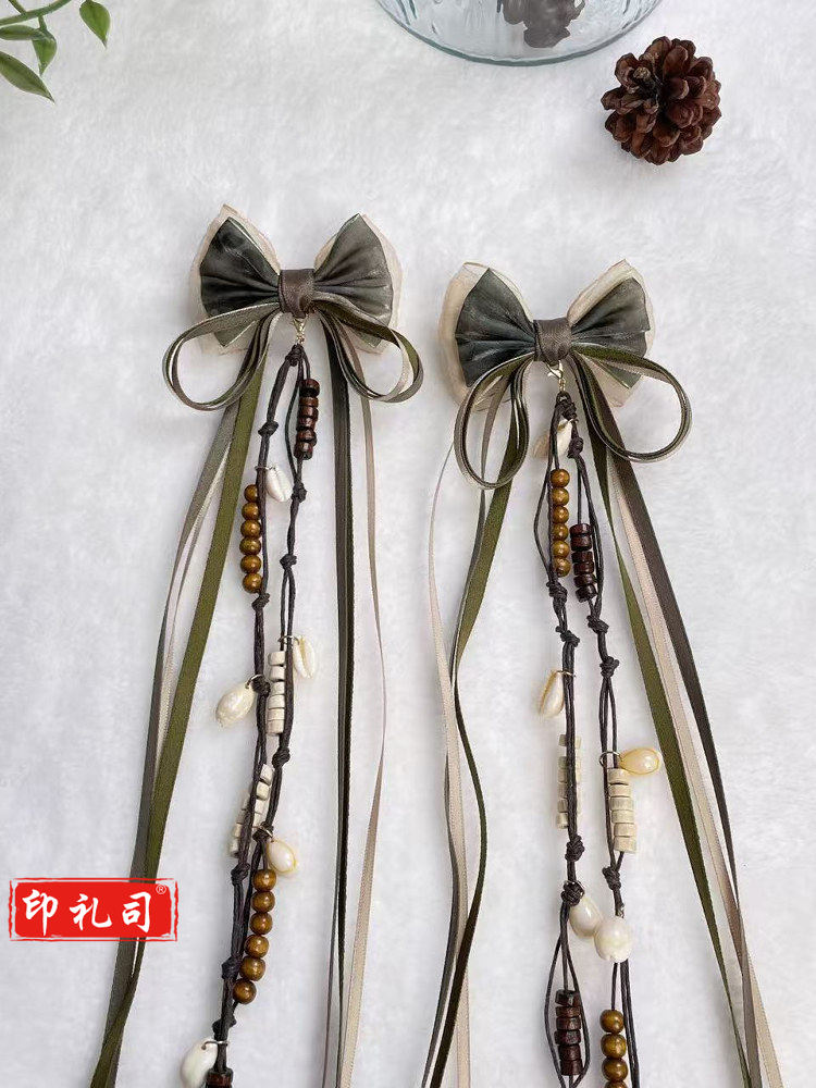 古风飘带女发夹 