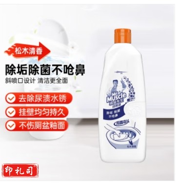 威猛先生(Mr Muscle)洁厕剂 松木清香 900g 洁厕灵 洁厕液